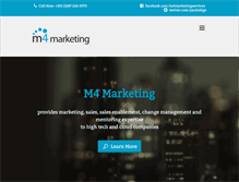 Tablet Screenshot of m4mktg.com